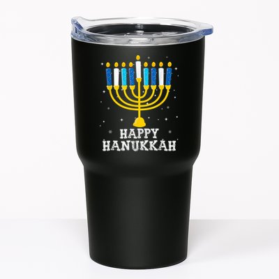 Hanukkah Menorah Happy Hanukkah Tumbler