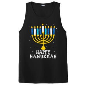 Hanukkah Menorah Happy Hanukkah PosiCharge Competitor Tank