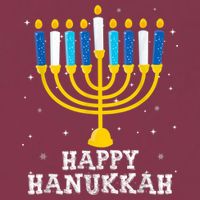 Hanukkah Menorah Happy Hanukkah 16oz Travel Tumbler