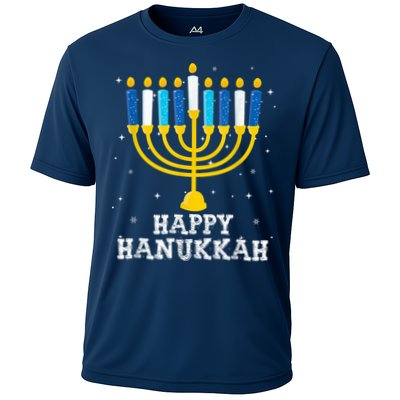 Hanukkah Menorah Happy Hanukkah Performance Shirt