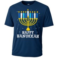 Hanukkah Menorah Happy Hanukkah Performance Shirt