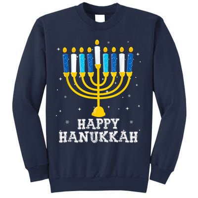 Hanukkah Menorah Happy Hanukkah Sweatshirt