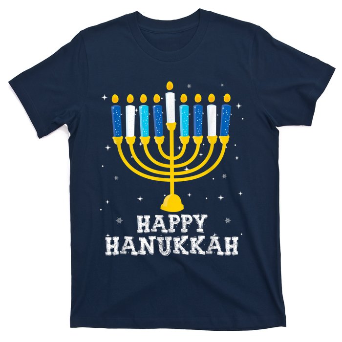 Hanukkah Menorah Happy Hanukkah T-Shirt