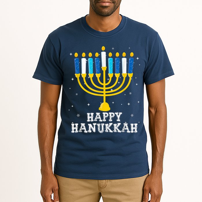 Hanukkah Menorah Happy Hanukkah Tall T-Shirt