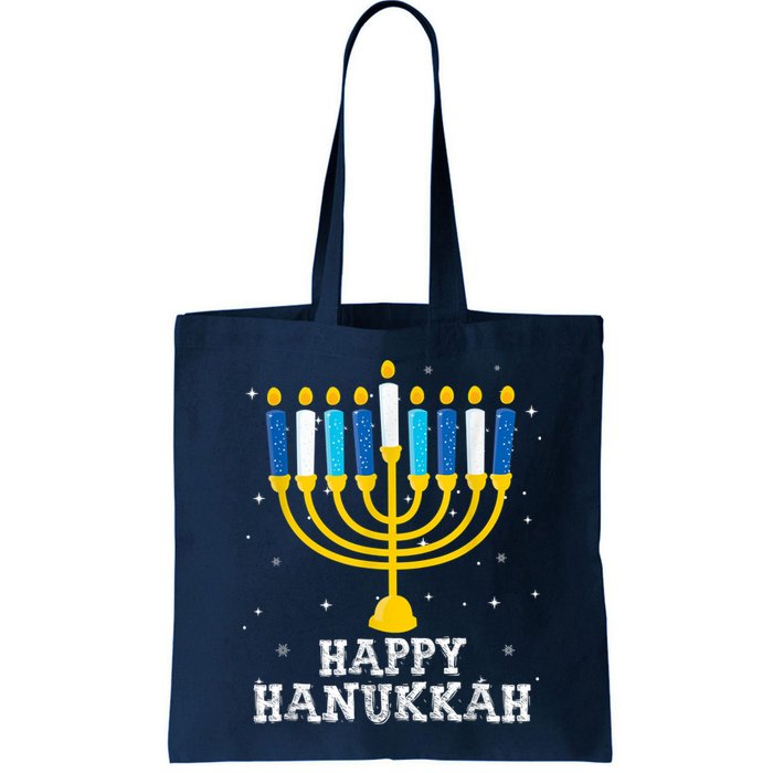 Hanukkah Menorah Happy Hanukkah Bag