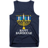 Hanukkah Menorah Happy Hanukkah Tank Top