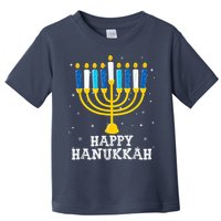 Hanukkah Menorah Happy Hanukkah Toddler T-Shirt