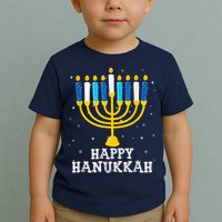 Hanukkah Menorah Happy Hanukkah Toddler T-Shirt