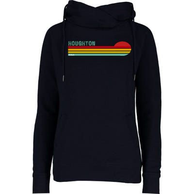 Houghton Michigan Womens Funnel Neck Pullover Hood