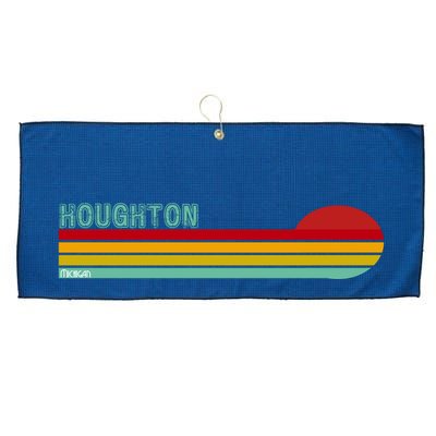 Houghton Michigan Large Microfiber Waffle Golf Towel