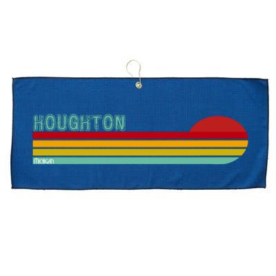 Houghton Michigan Large Microfiber Waffle Golf Towel