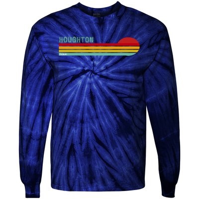 Houghton Michigan Tie-Dye Long Sleeve Shirt