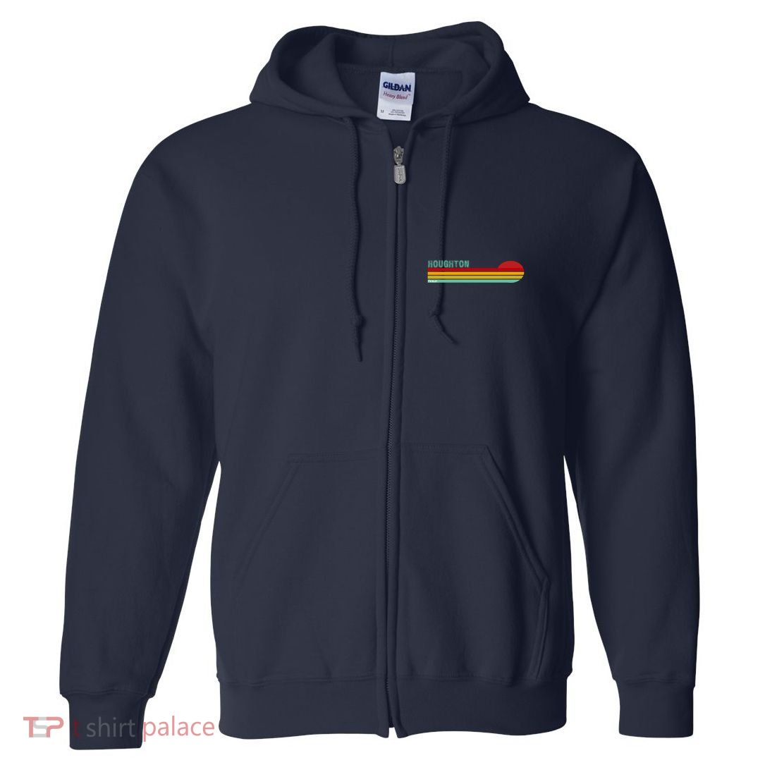 Houghton Michigan Full Zip Hoodie