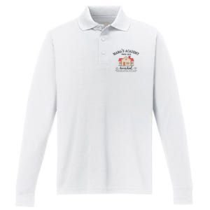 Homeschool Mom Performance Long Sleeve Polo