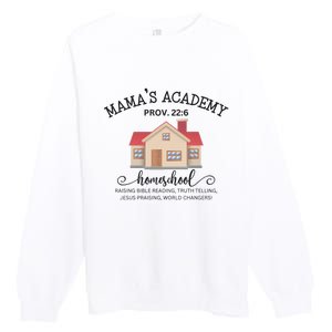 Homeschool Mom Premium Crewneck Sweatshirt