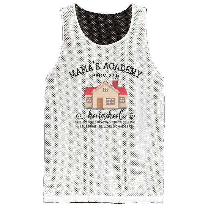 Homeschool Mom Mesh Reversible Basketball Jersey Tank