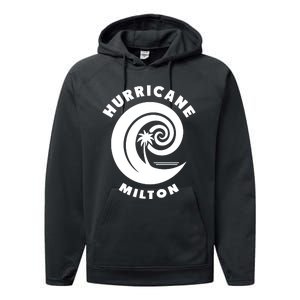 Hurricane Milton Hurricane Season 2024 Performance Fleece Hoodie