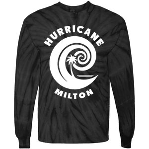 Hurricane Milton Hurricane Season 2024 Tie-Dye Long Sleeve Shirt