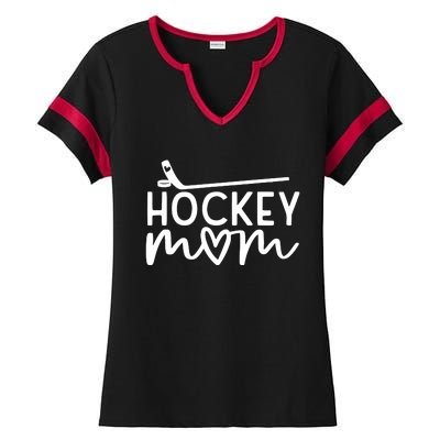 Hockey Mom Ladies Halftime Notch Neck Tee