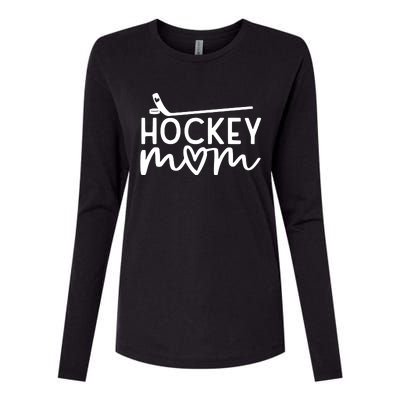 Hockey Mom Womens Cotton Relaxed Long Sleeve T-Shirt