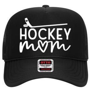 Hockey Mom High Crown Mesh Back Trucker Hat