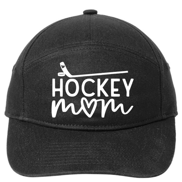 Hockey Mom 7-Panel Snapback Hat