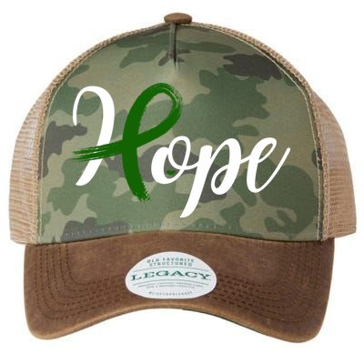 Hope Mental Health Awareness Ribbon Legacy Tie Dye Trucker Hat