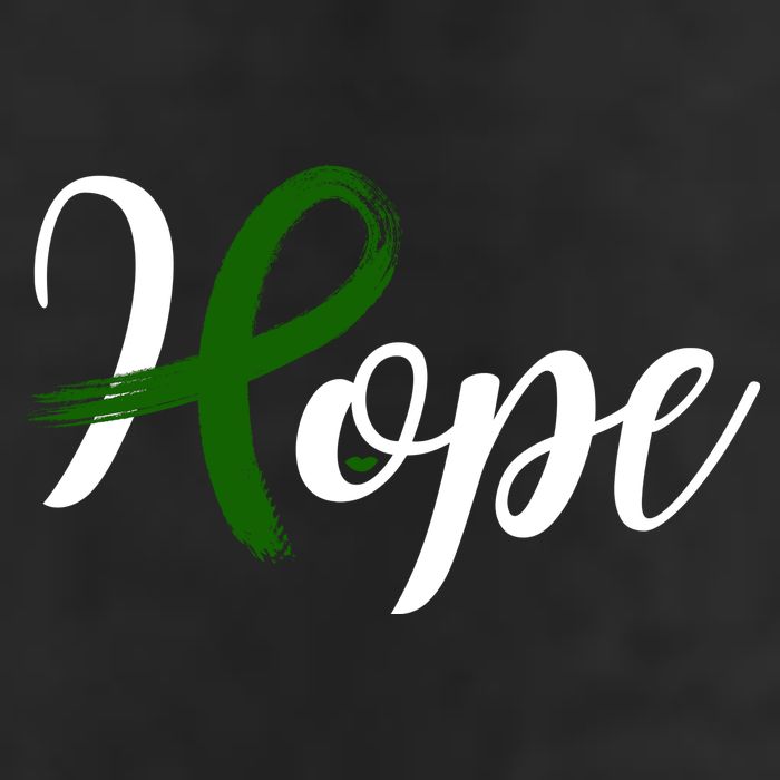 Hope Mental Health Awareness Ribbon 7 Panel Mesh Trucker Snapback Hat