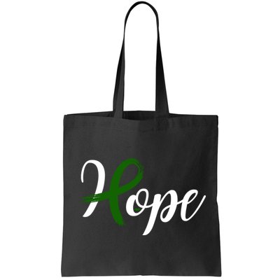 Hope Mental Health Awareness Ribbon Bag