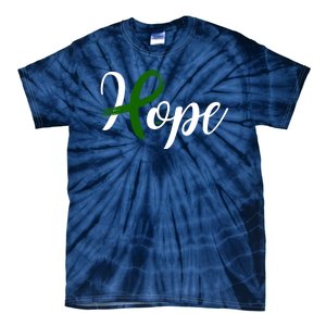 Hope Mental Health Awareness Ribbon Tie-Dye T-Shirt