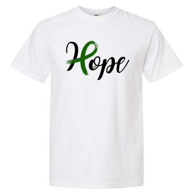 Hope Mental Health Awareness Ribbon Garment-Dyed Heavyweight T-Shirt