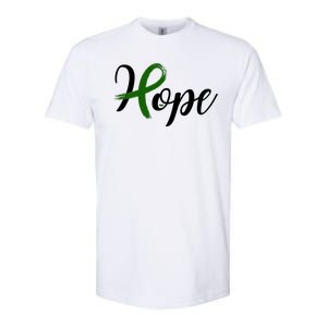 Hope Mental Health Awareness Ribbon Softstyle CVC T-Shirt