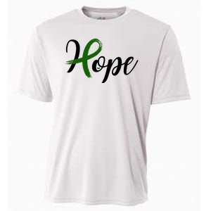 Hope Mental Health Awareness Ribbon Cooling Performance Crew T-Shirt