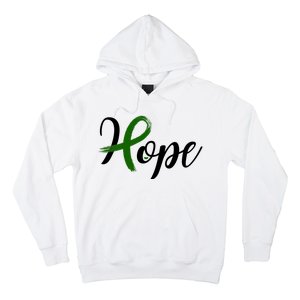 Hope Mental Health Awareness Ribbon Hoodie