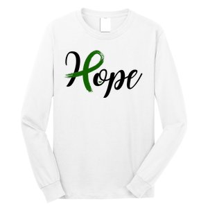 Hope Mental Health Awareness Ribbon Long Sleeve Shirt