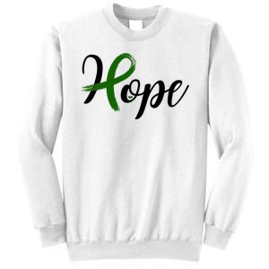 Hope Mental Health Awareness Ribbon Sweatshirt