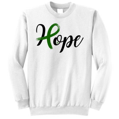 Hope Mental Health Awareness Ribbon Sweatshirt