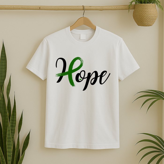 Hope Mental Health Awareness Ribbon T-Shirt