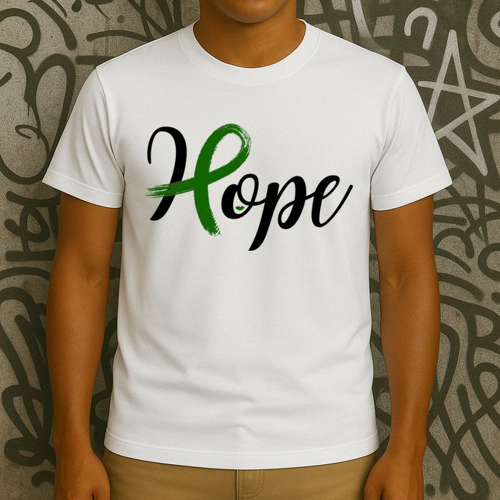 Hope Mental Health Awareness Ribbon T-Shirt