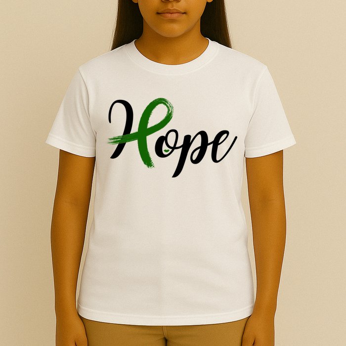 Hope Mental Health Awareness Ribbon T-Shirt
