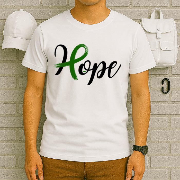Hope Mental Health Awareness Ribbon T-Shirt