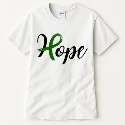 Hope Mental Health Awareness Ribbon Tall T-Shirt