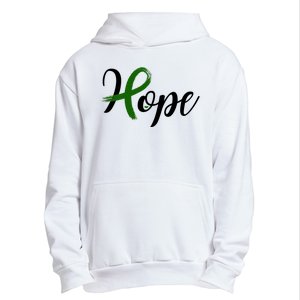 Hope Mental Health Awareness Ribbon Urban Pullover Hoodie