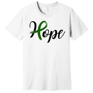 Hope Mental Health Awareness Ribbon Premium T-Shirt