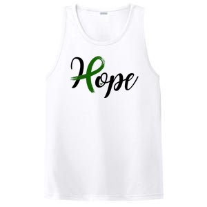 Hope Mental Health Awareness Ribbon PosiCharge Competitor Tank