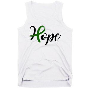 Hope Mental Health Awareness Ribbon Tank Top