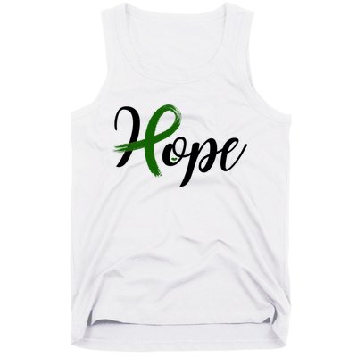 Hope Mental Health Awareness Ribbon Tank Top