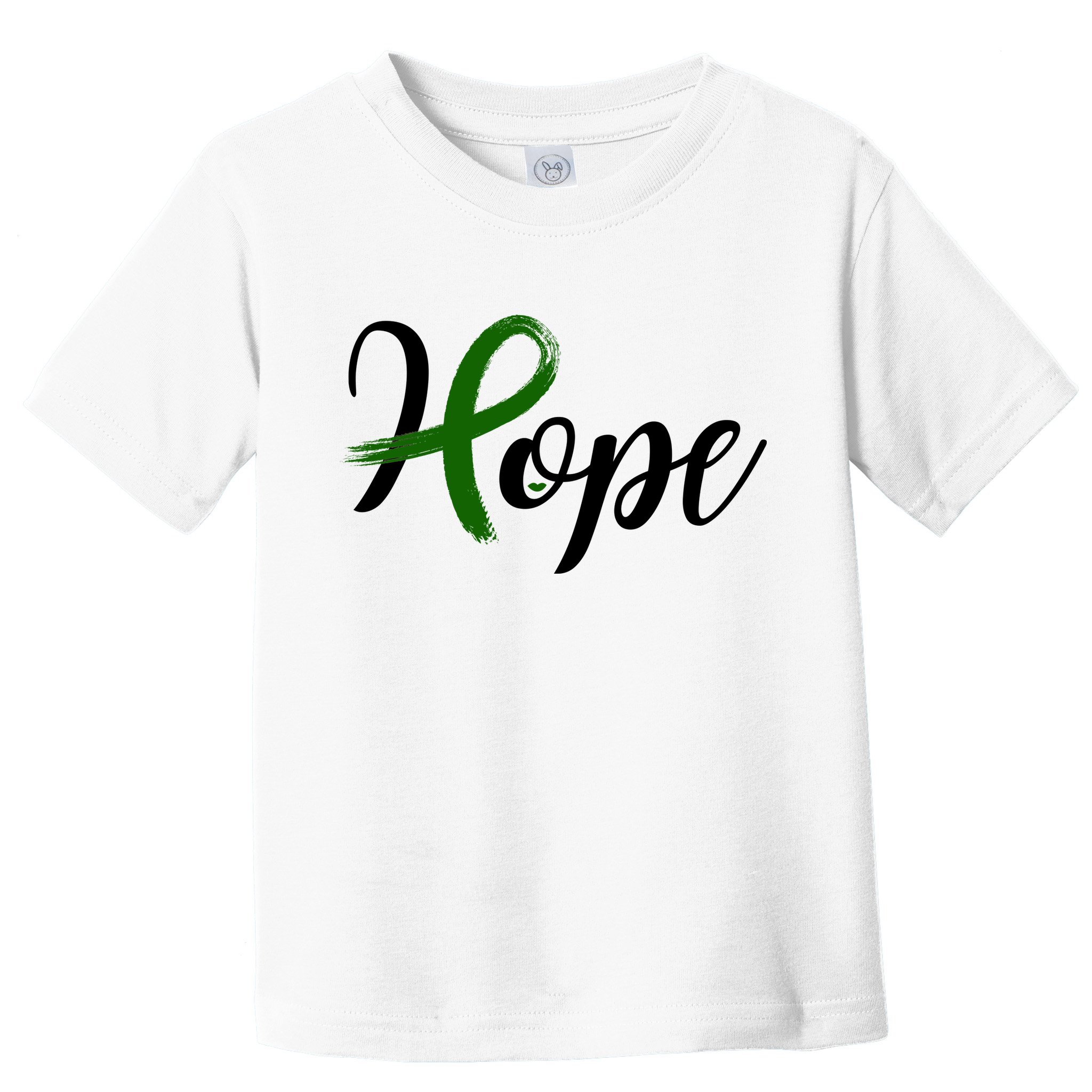 Hope Mental Health Awareness Ribbon Toddler T-Shirt