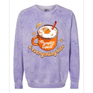 Halloween Mug Halloween Pumpkin Pumpkin Spice Retro Gift Colorblast Crewneck Sweatshirt