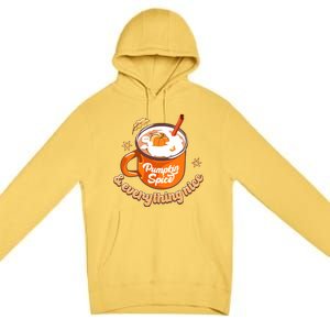 Halloween Mug Halloween Pumpkin Pumpkin Spice Retro Gift Premium Pullover Hoodie